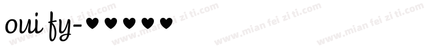 oui fy字体转换